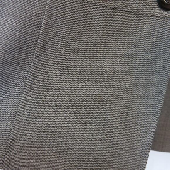 TAHARI Arthur Levine Wool Blend Jacket Blazer Size 4 Women Brown Gray Office - Picture 7 of 14